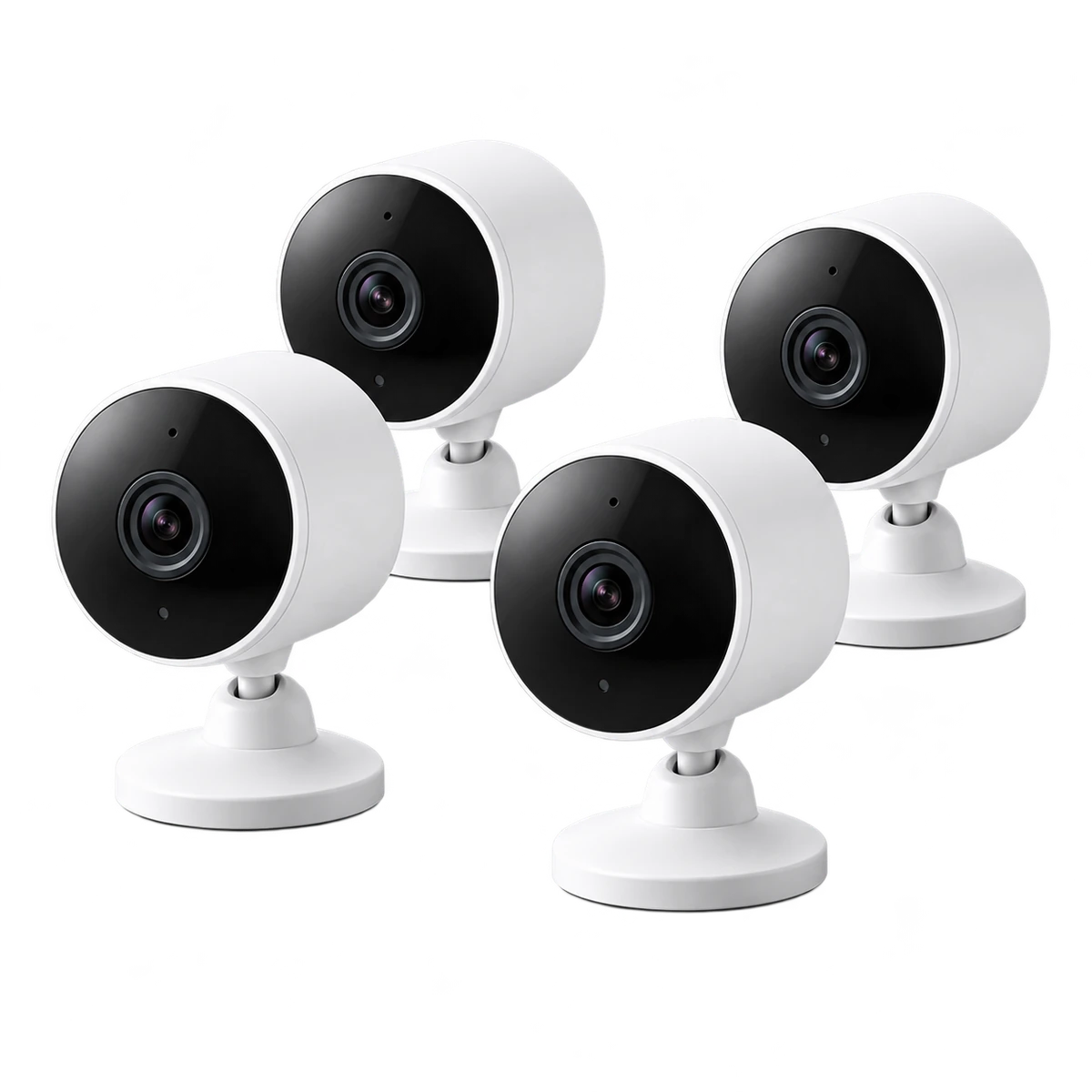 Nutikas nelja kaameraga turvasüsteem — illustratiivne foto
