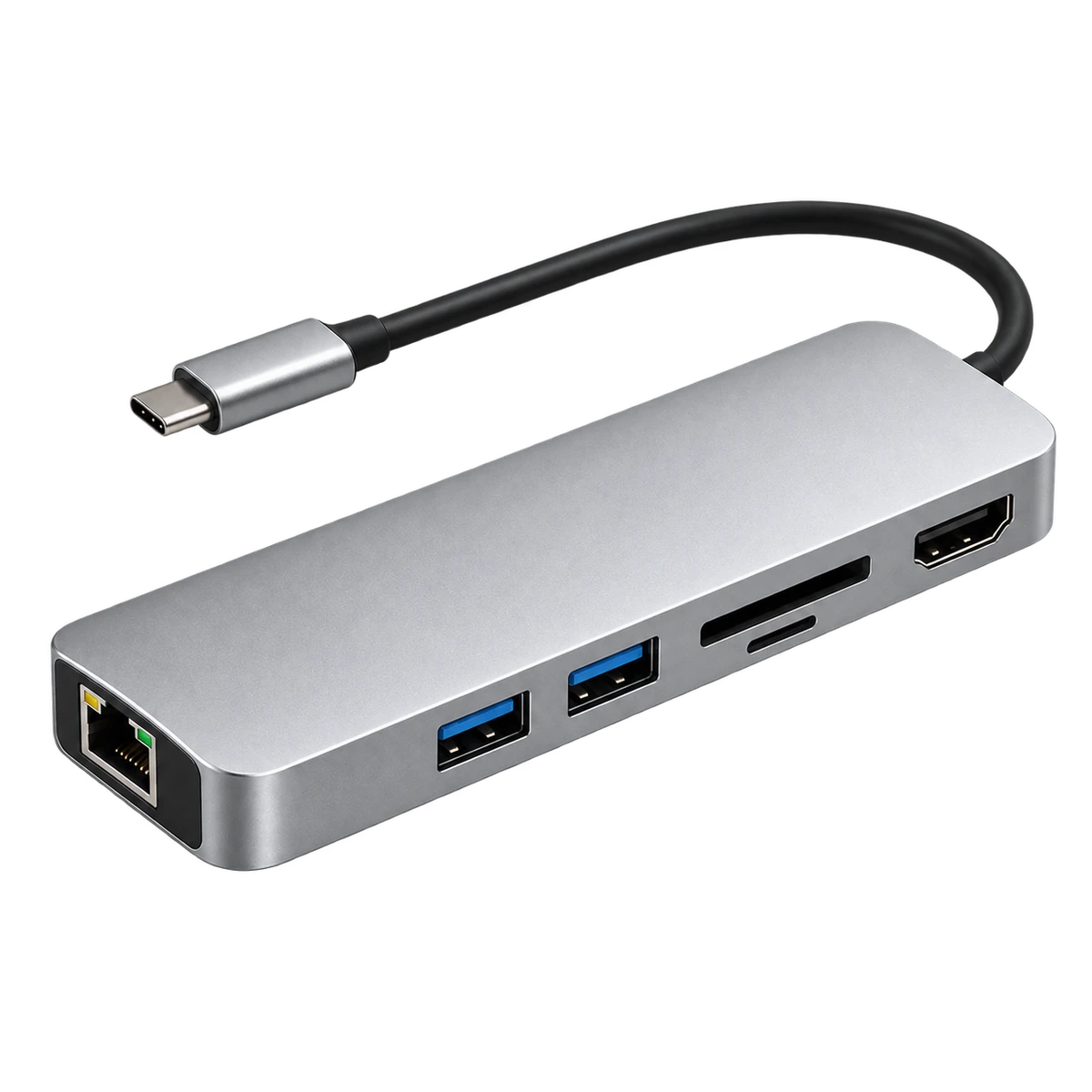 8-ühes USB-C jaotur — illustratiivne foto