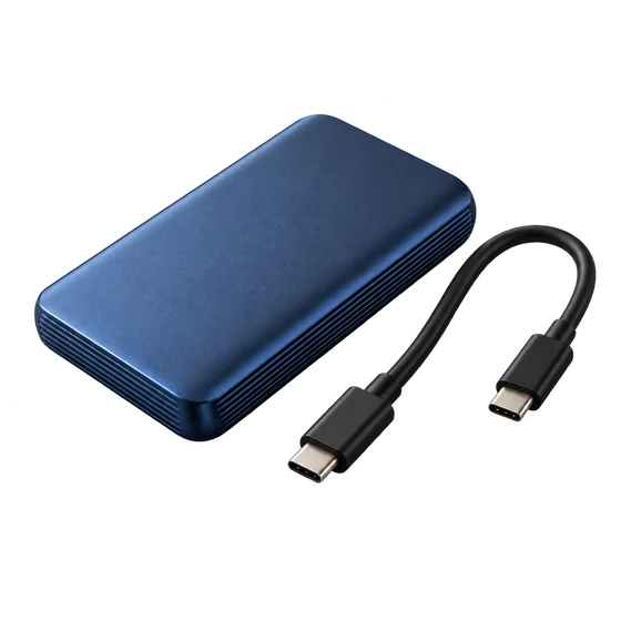 1 TB kaasaskantav SSD — illustratiivne foto